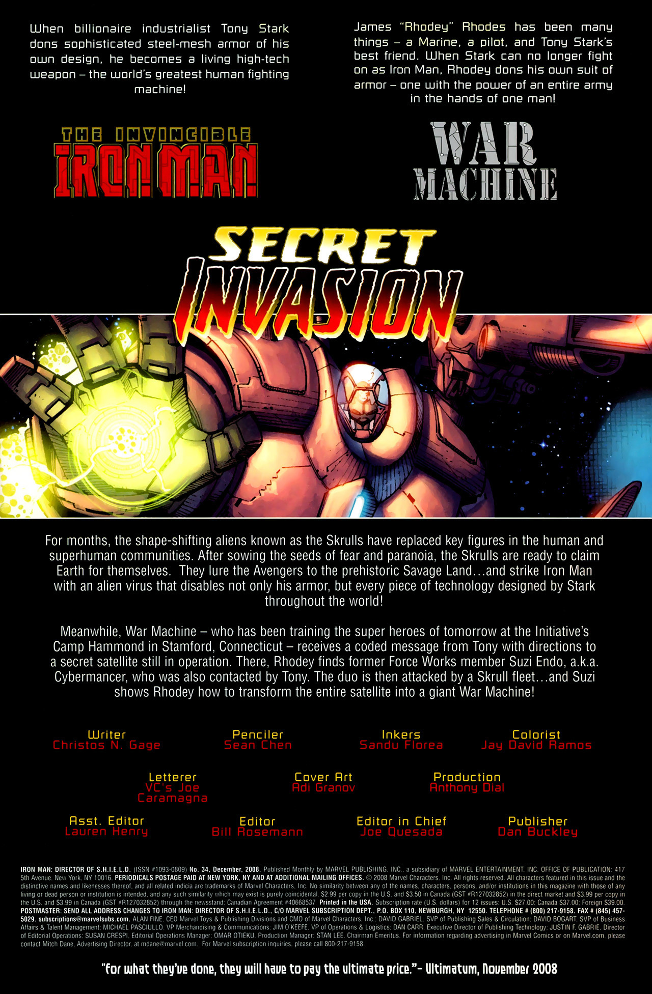 Read online Iron Man (2005) comic -  Issue #34 - 2