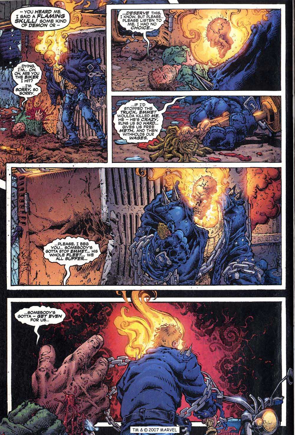 Read online Ghost Rider (2001) comic -  Issue #1 - 22