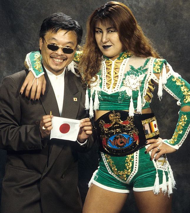 Japanese Female Wrestling Akira Hokuto In The Wcw 