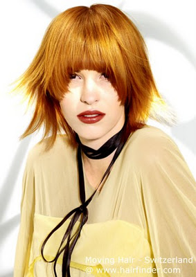 Verschiedene abgehackt Frisuren 2012