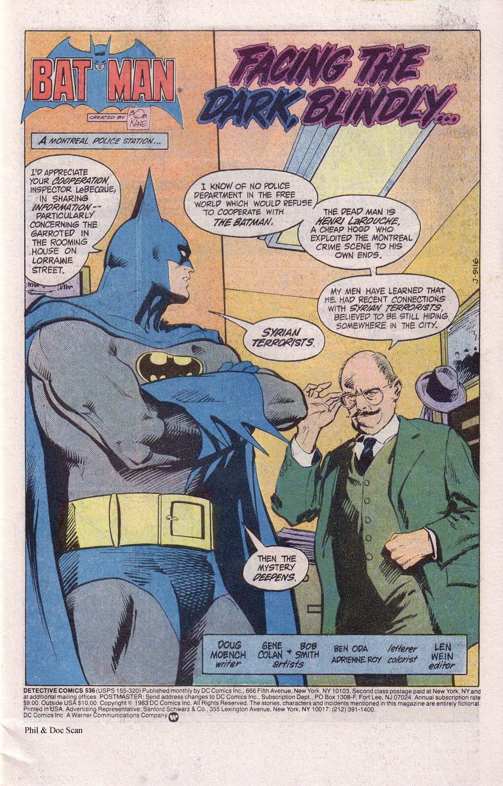 Detective Comics (1937) issue 536 - Page 2