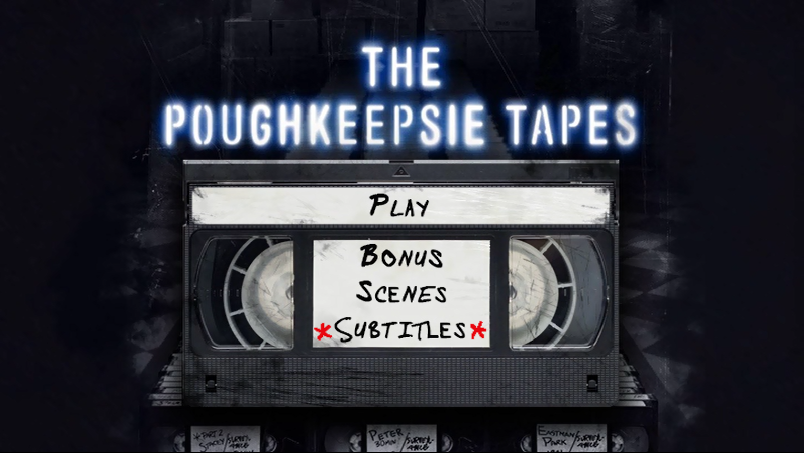 MCBASTARD'S MAUSOLEUM THE POUGHKEEPSIE TAPES (2007) (Scream Factory