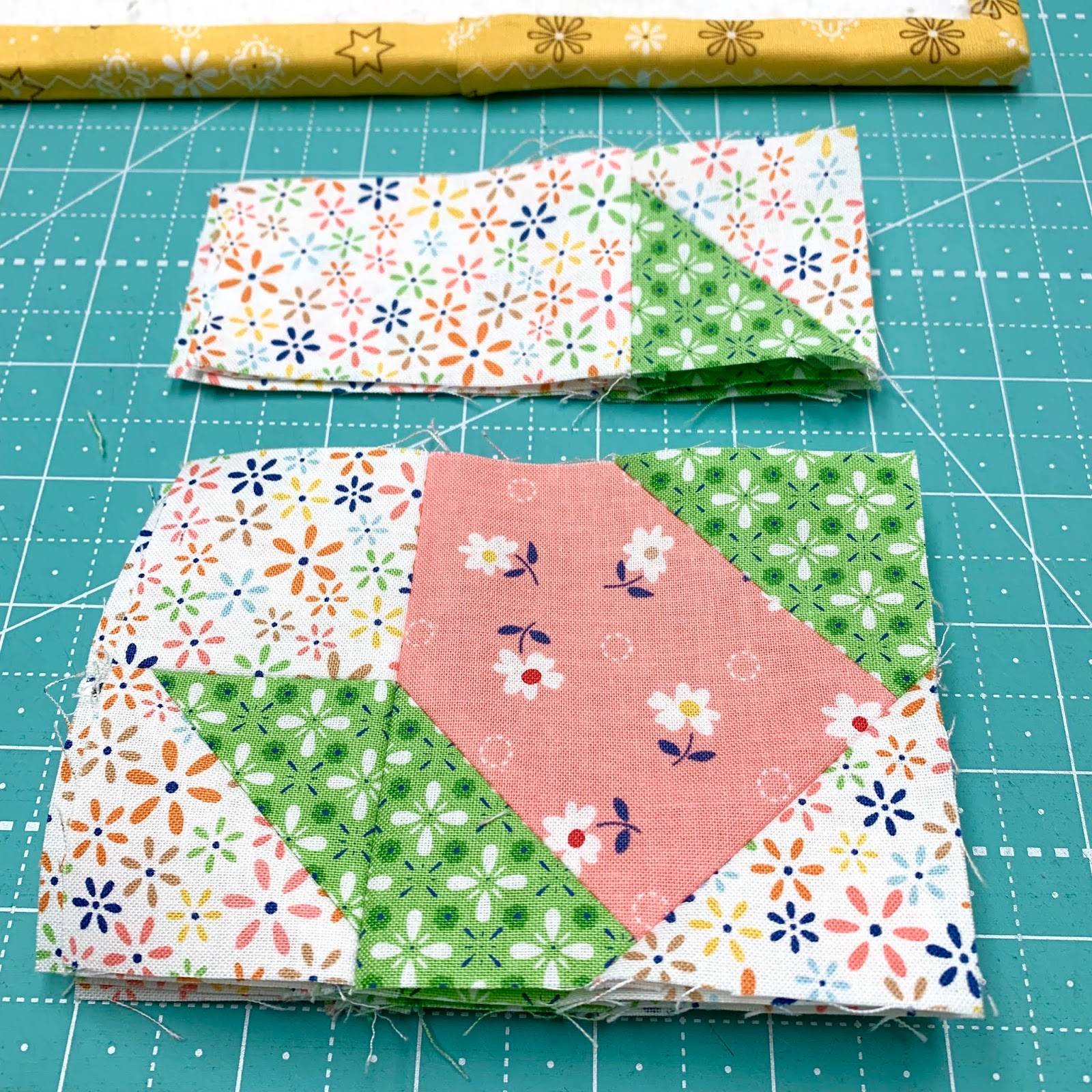 Bee In My Vintage Block Along Block One Grandma's Star Quilt Block Tutorial...with