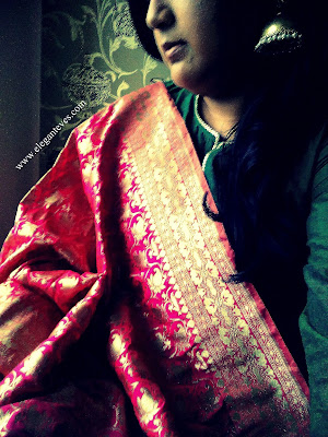 How to wear a Banarasi Dupatta and stay comfortable