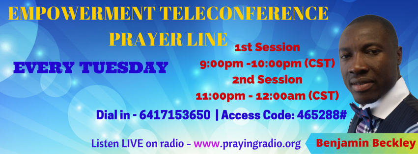 Empowerment Teleconference Prayer Line