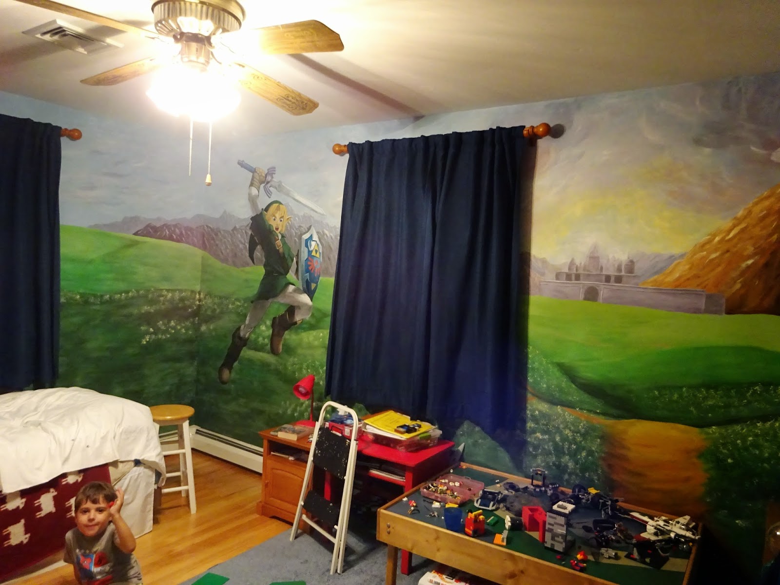 Legend of Zelda's fan and gamer, you'll love to sleep in this room
