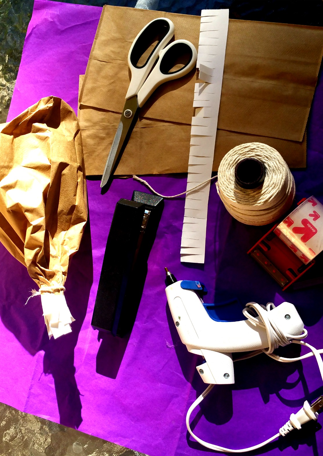 How to Make a Brown Paper Bag Turkey Decoration.