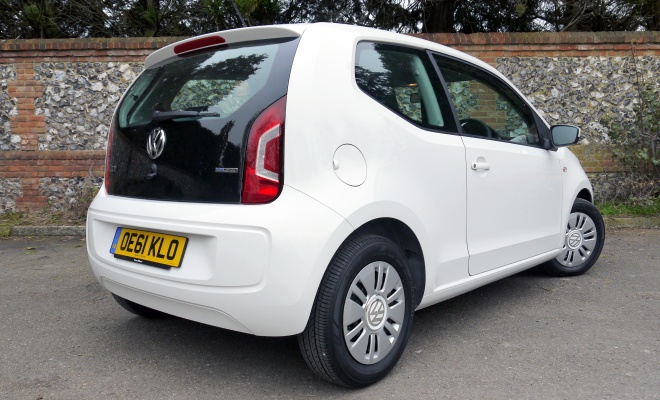 Volkswagen Up BlueMotion from the back