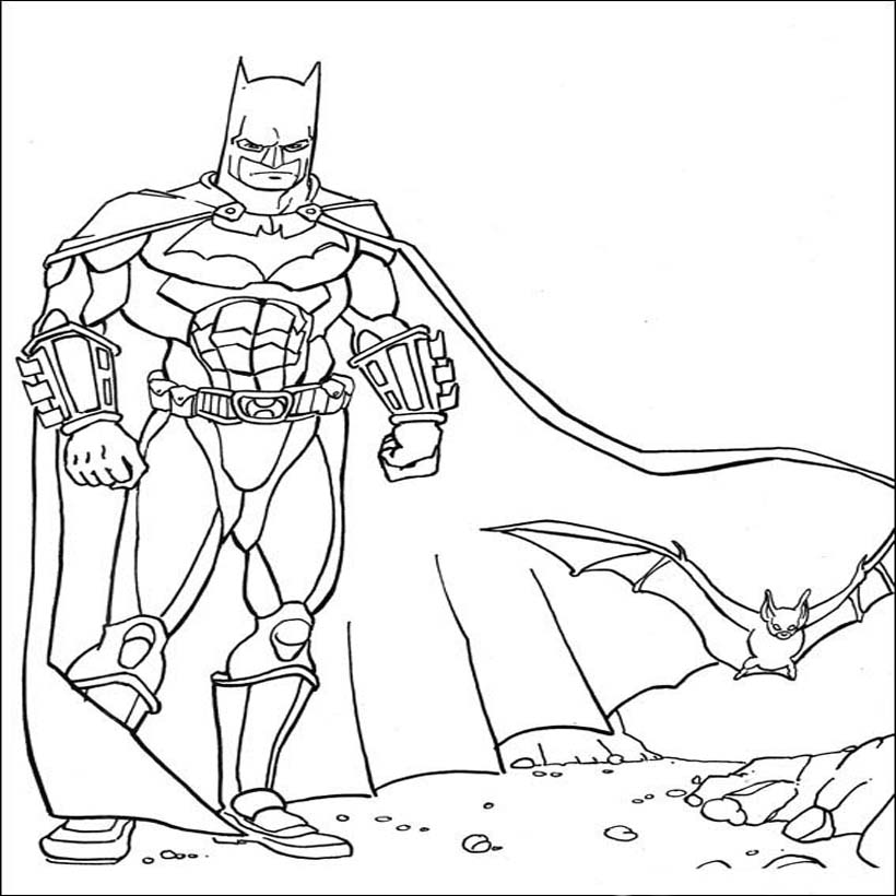 Batman coloring pictures pages for kids Coloring Pictures