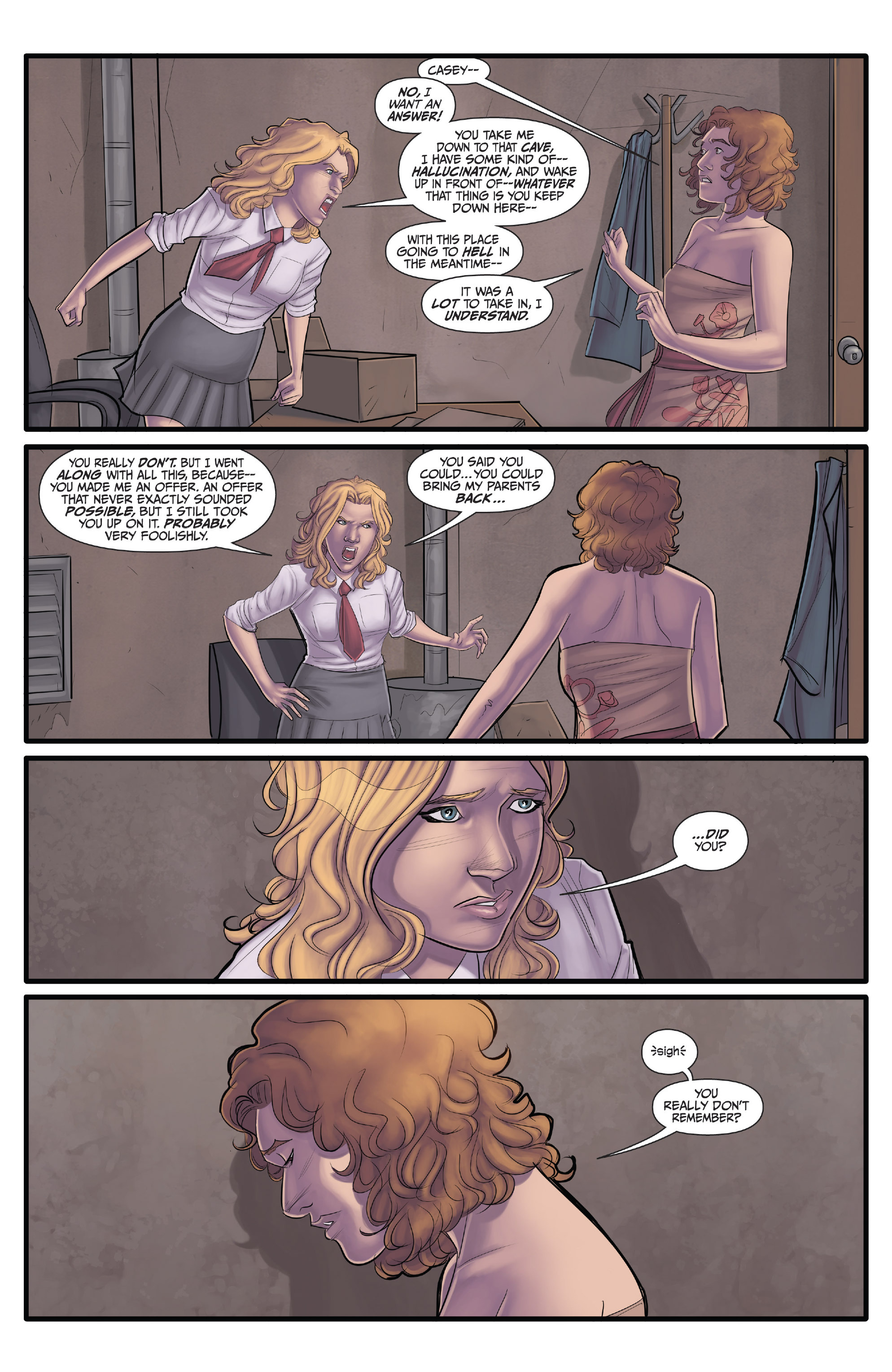 Read online Morning Glories comic -  Issue #39 - 13