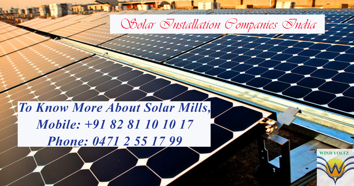 Windvoltz Solar Installation Companies India Wind Voltz Energy Pvt
