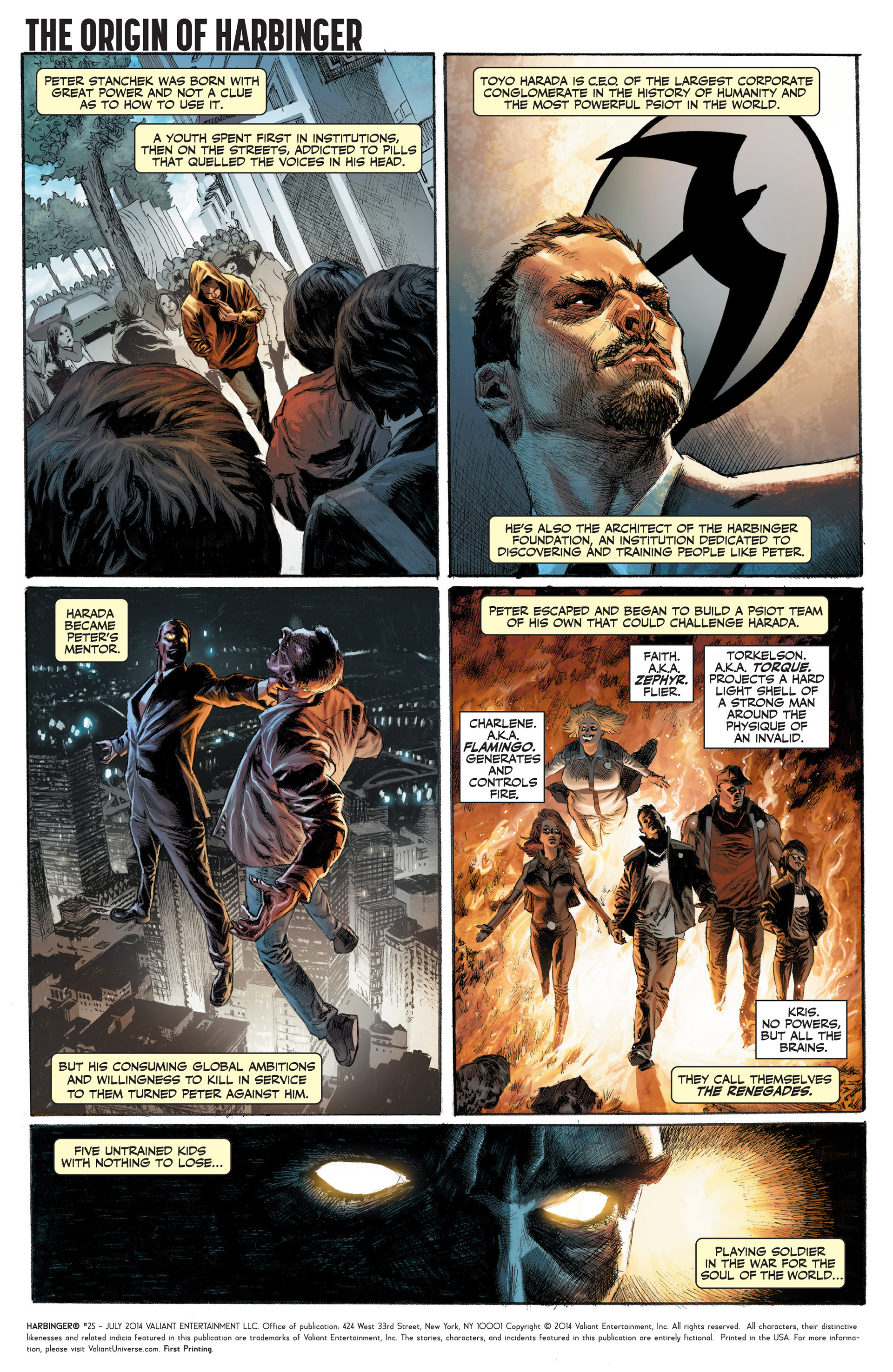 Read online Harbinger (2012) comic -  Issue #25 - 2