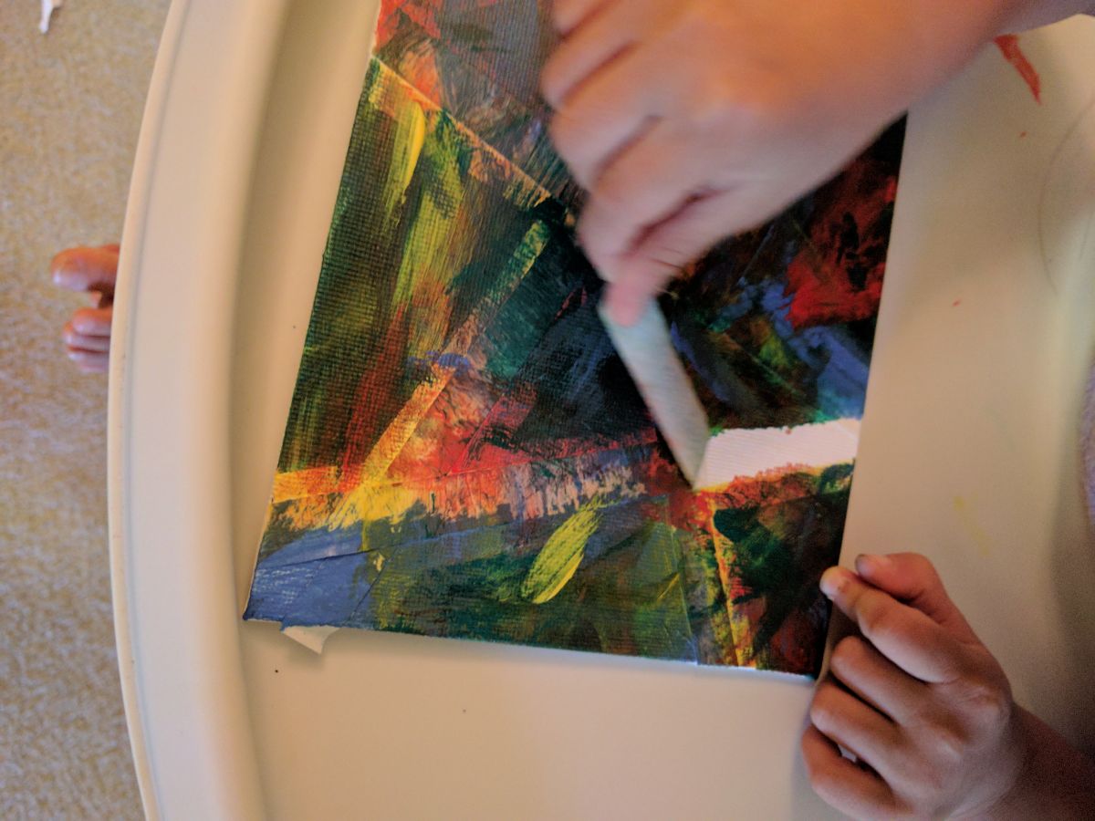 Masking Tape Art for Kids The Joy of Sharing
