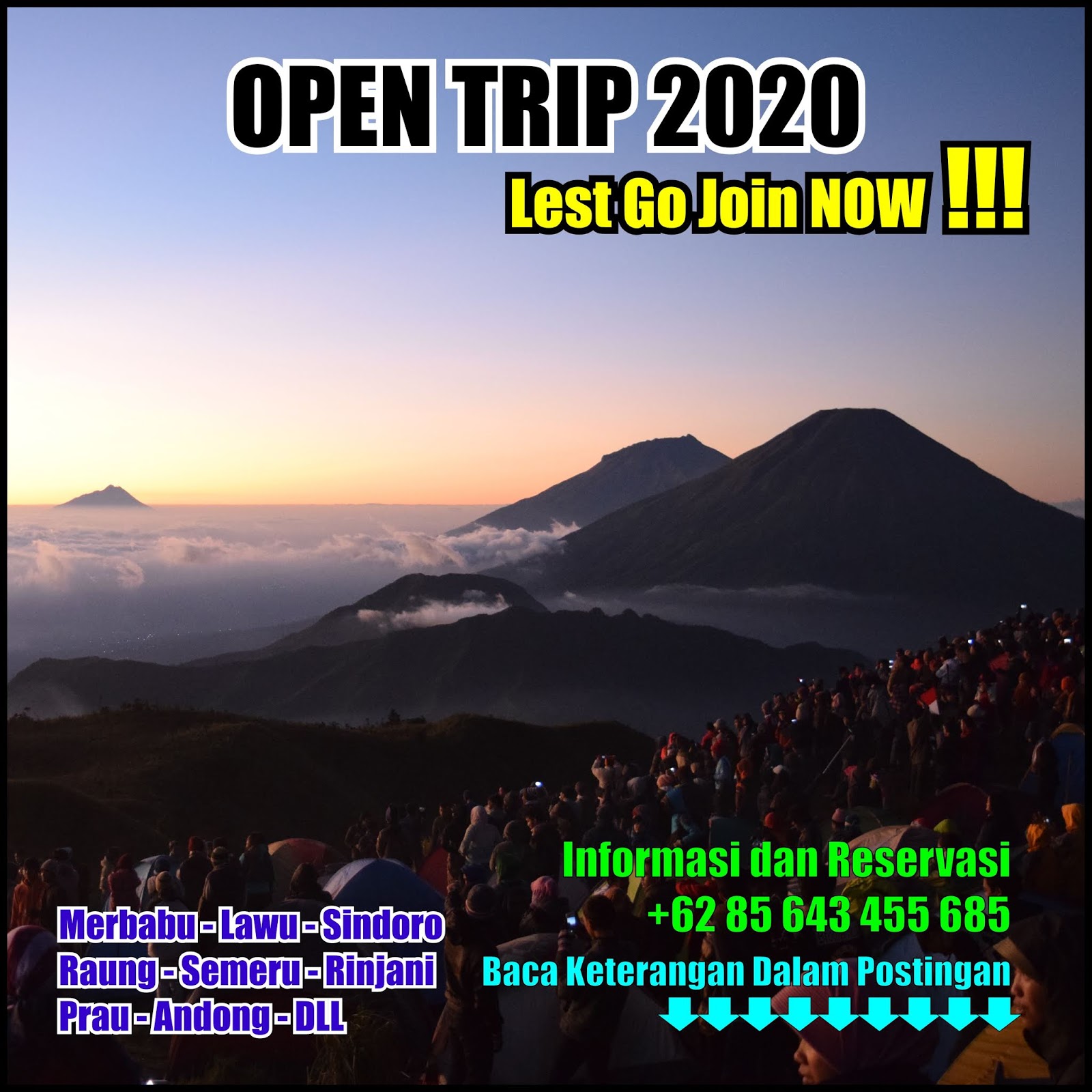 open trip hiking 2019