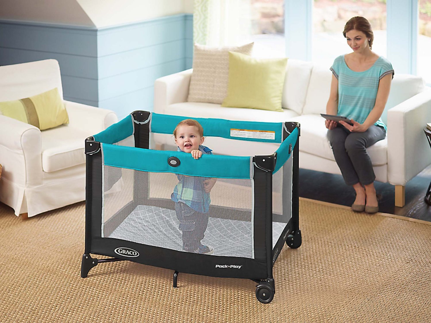 graco pack n play finch