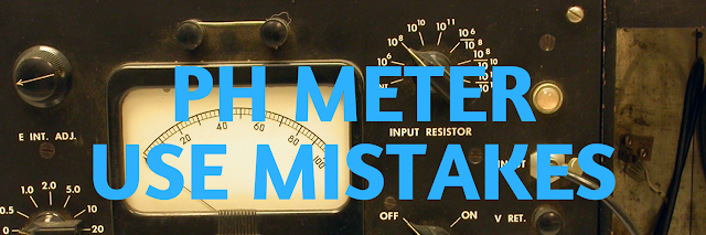 errors made when using ph meter -probes
