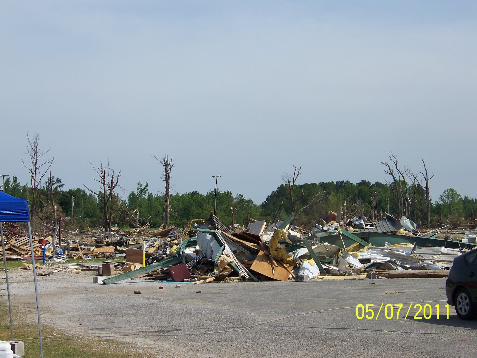 Darryl and Cindy Cunningham Photos of Smithville Tornado Damage