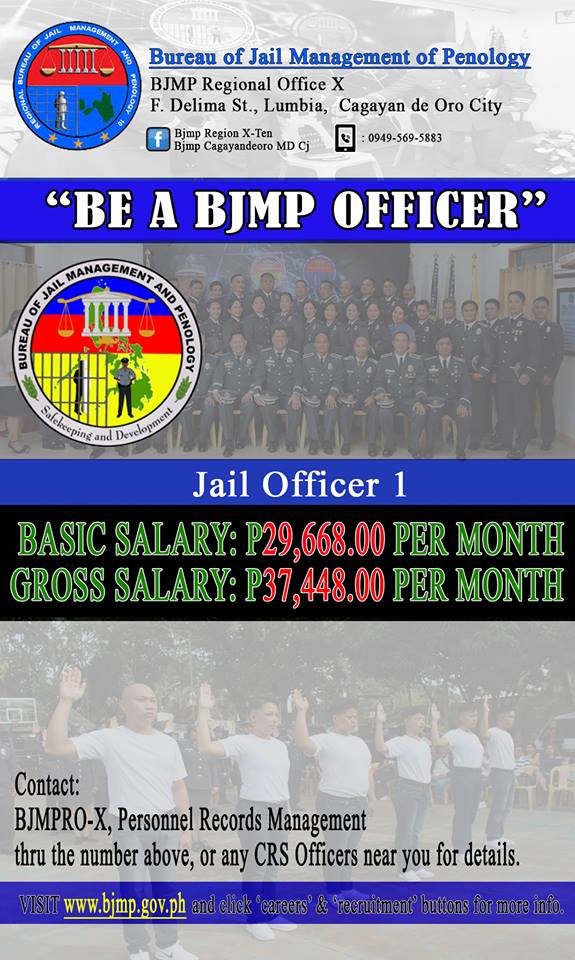 Be a BJMP Officer! Cagayan de Oro Today