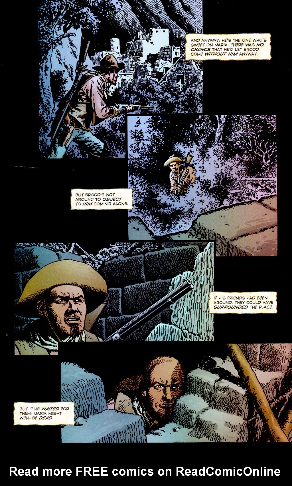 Read online Desperadoes: Quiet Of The Grave comic -  Issue #4 - 21