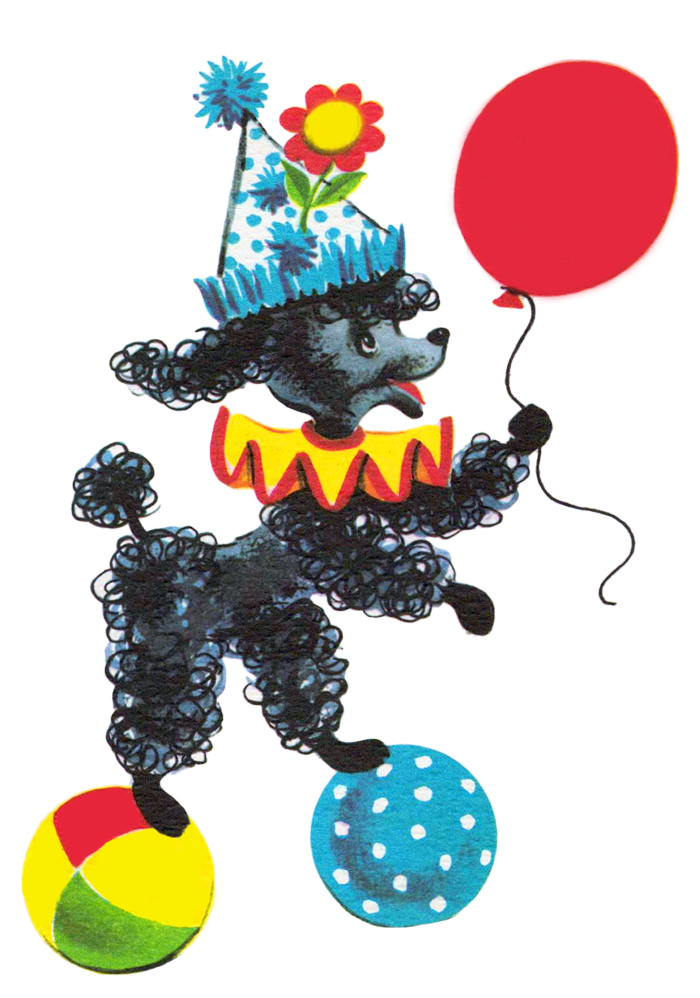 free birthday clipart with dogs - photo #50