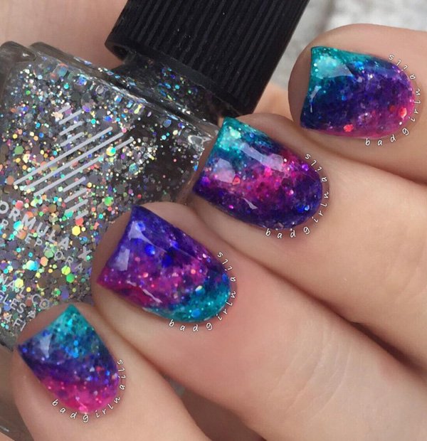 20+ Stylish Rainbow Nail Art Ideas