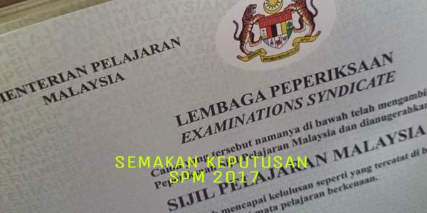 Semak semula keputusan spm 2020