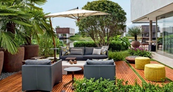 Patio design ideas &#8211; a green patio for sports