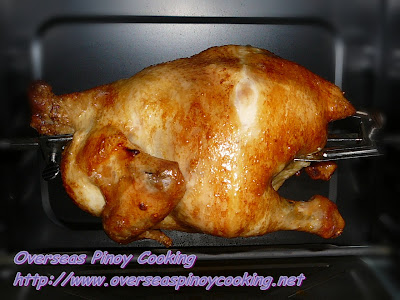 Lechon Manok, Oven Rotisserie Roasted Chicken