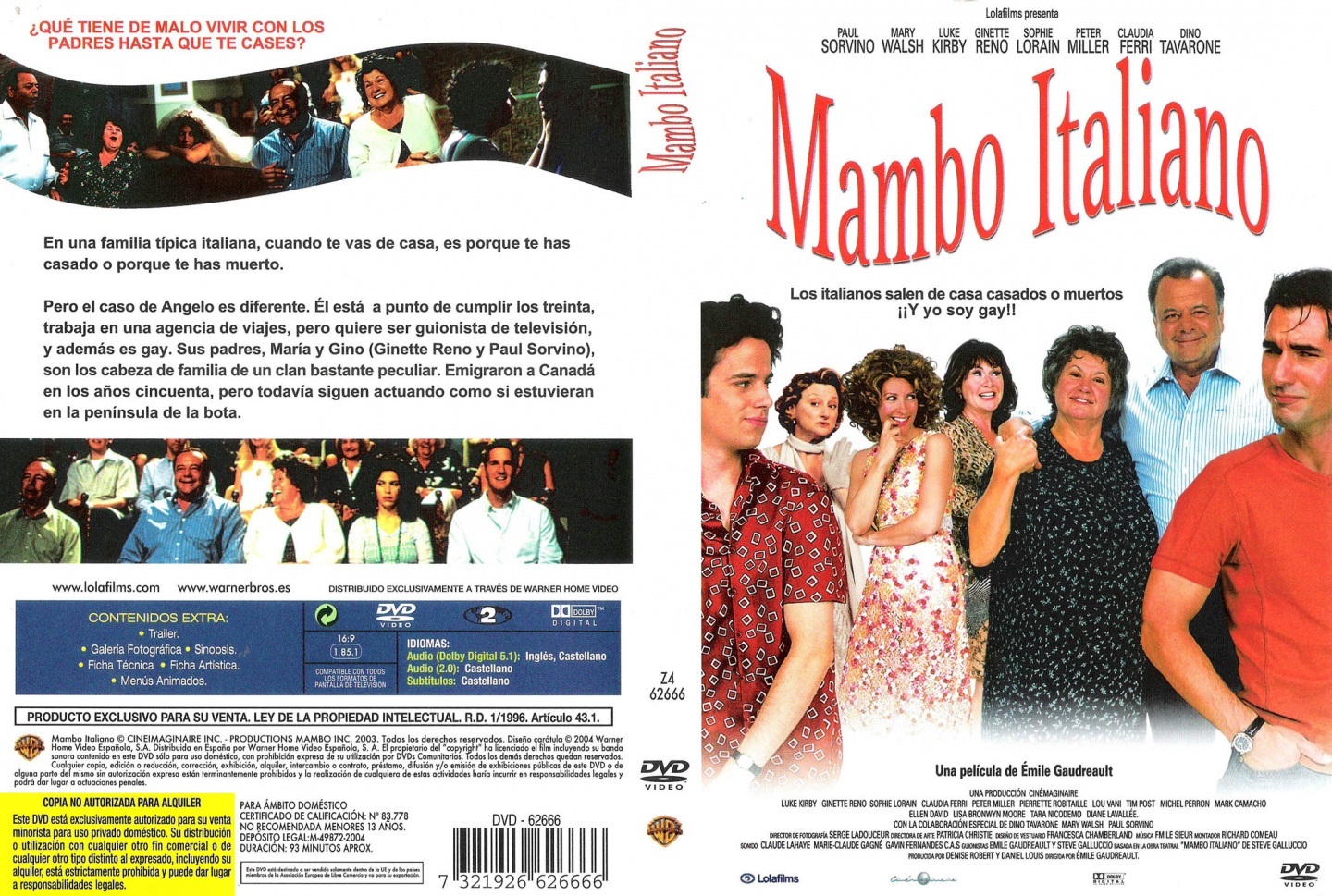 Nostaljİ Fİlm Sevenler Mambo Italiano 2003