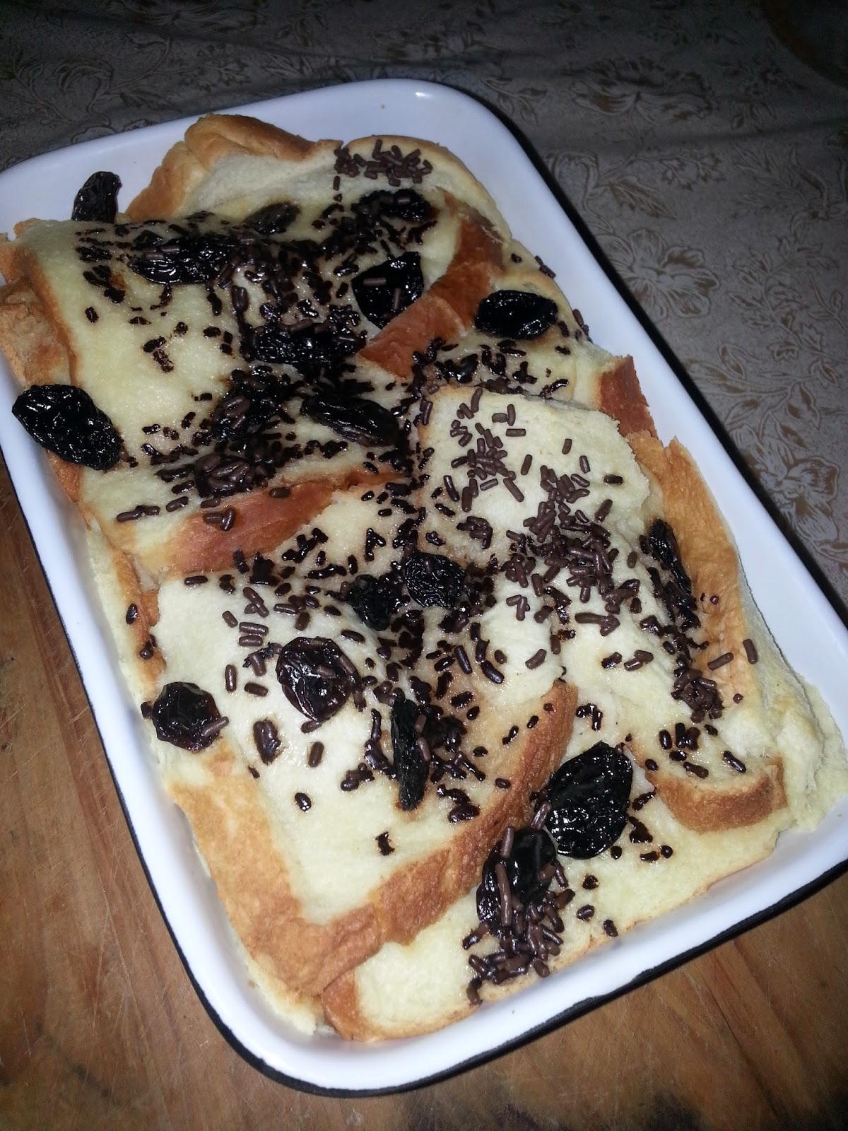 ♥ Masyimalo Heart ♥: puding roti bakar