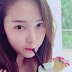 Jessica Jung greets fans with her Pina Colada