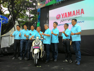 Launching Yamaha New Fino 125 Blue Core di Cikapundung Riverspot Bandung