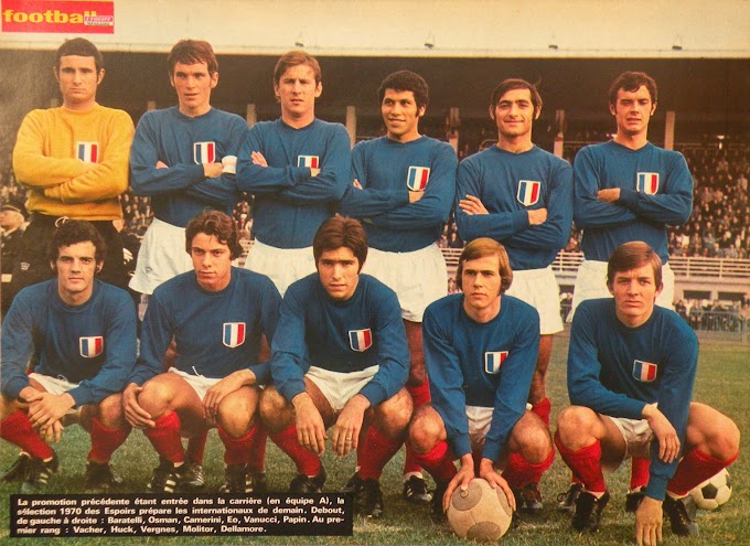 FRANCE espoirs 1970.