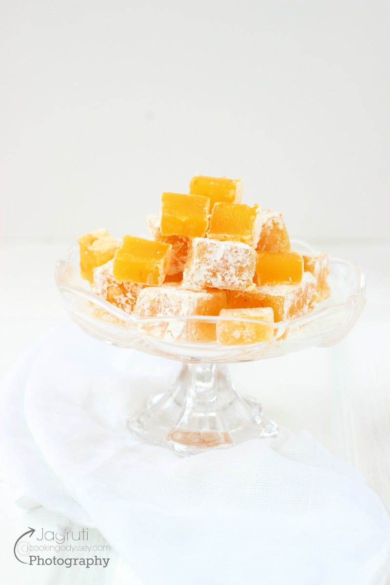 Jagruti S Cooking Odyssey Orange And Cinnamon Turkish Delight M W