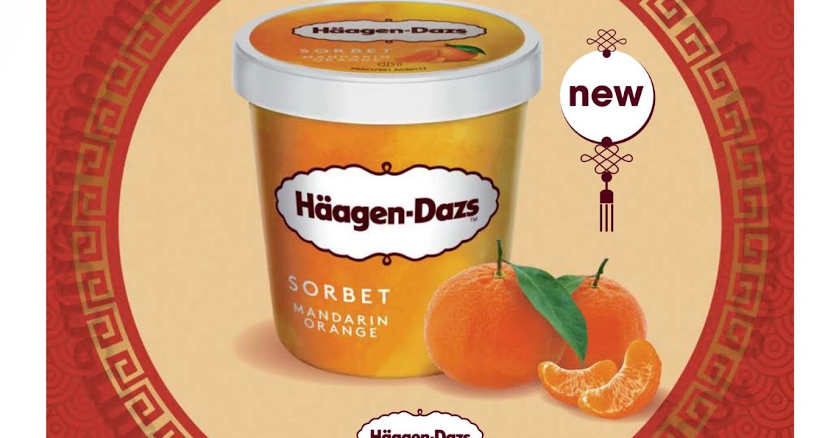 NTUC FairPrice & Cheers HaagenDazs Mandarin Orange 15 February 2018