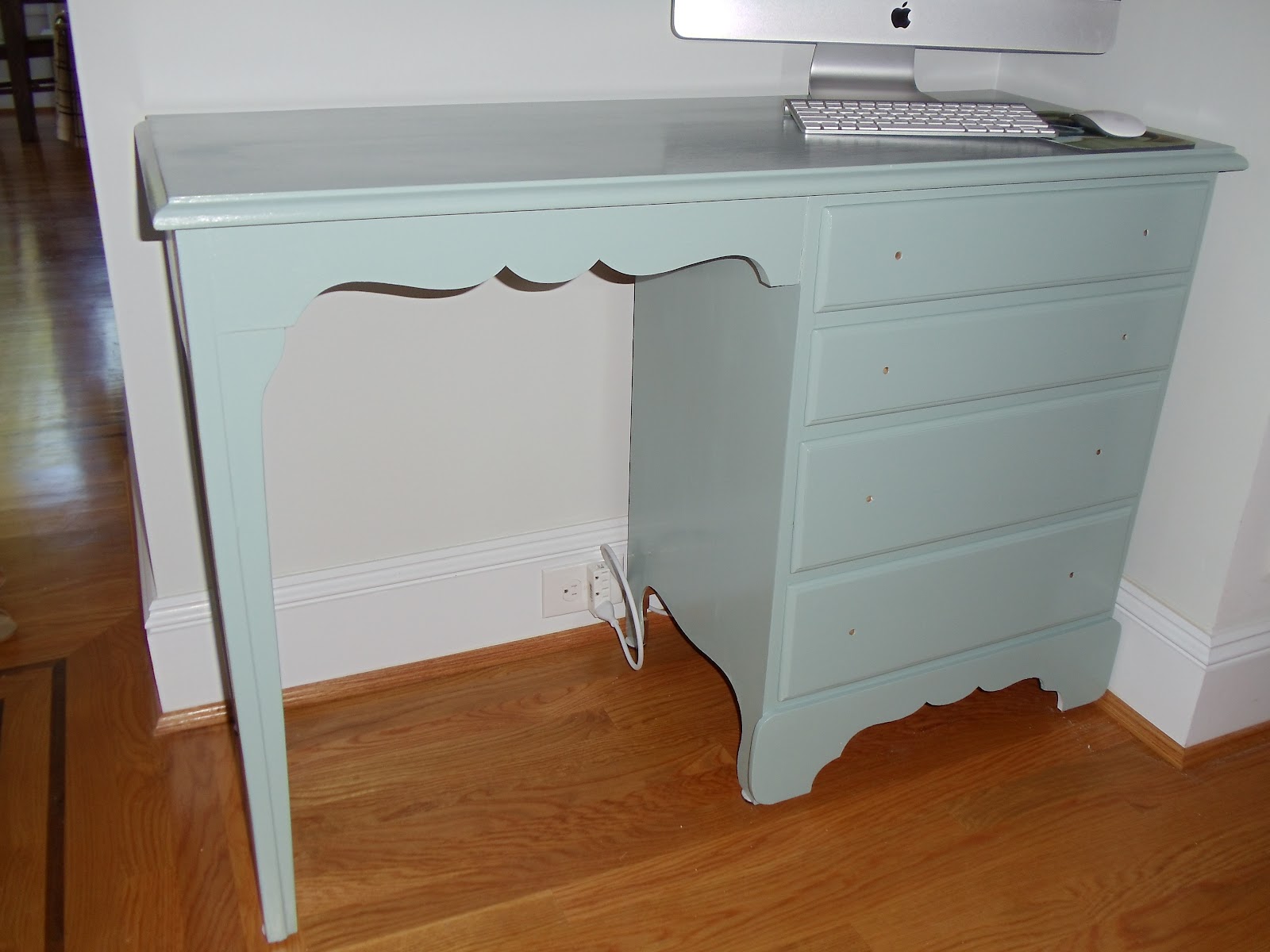 Worthwhile Domicile The Painted (But Unfinished) Desk