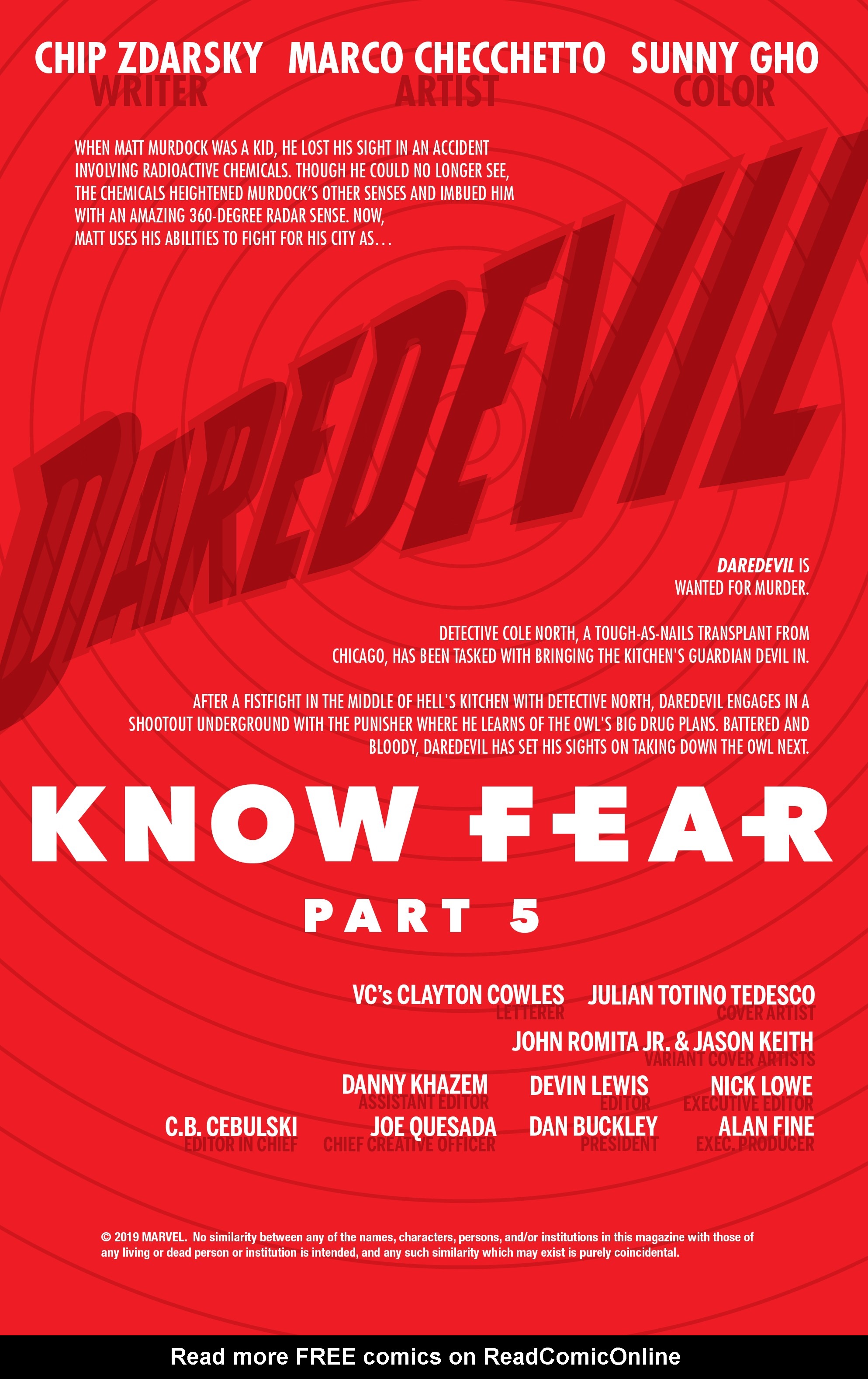 Read online Daredevil (2019) comic -  Issue #5 - 2
