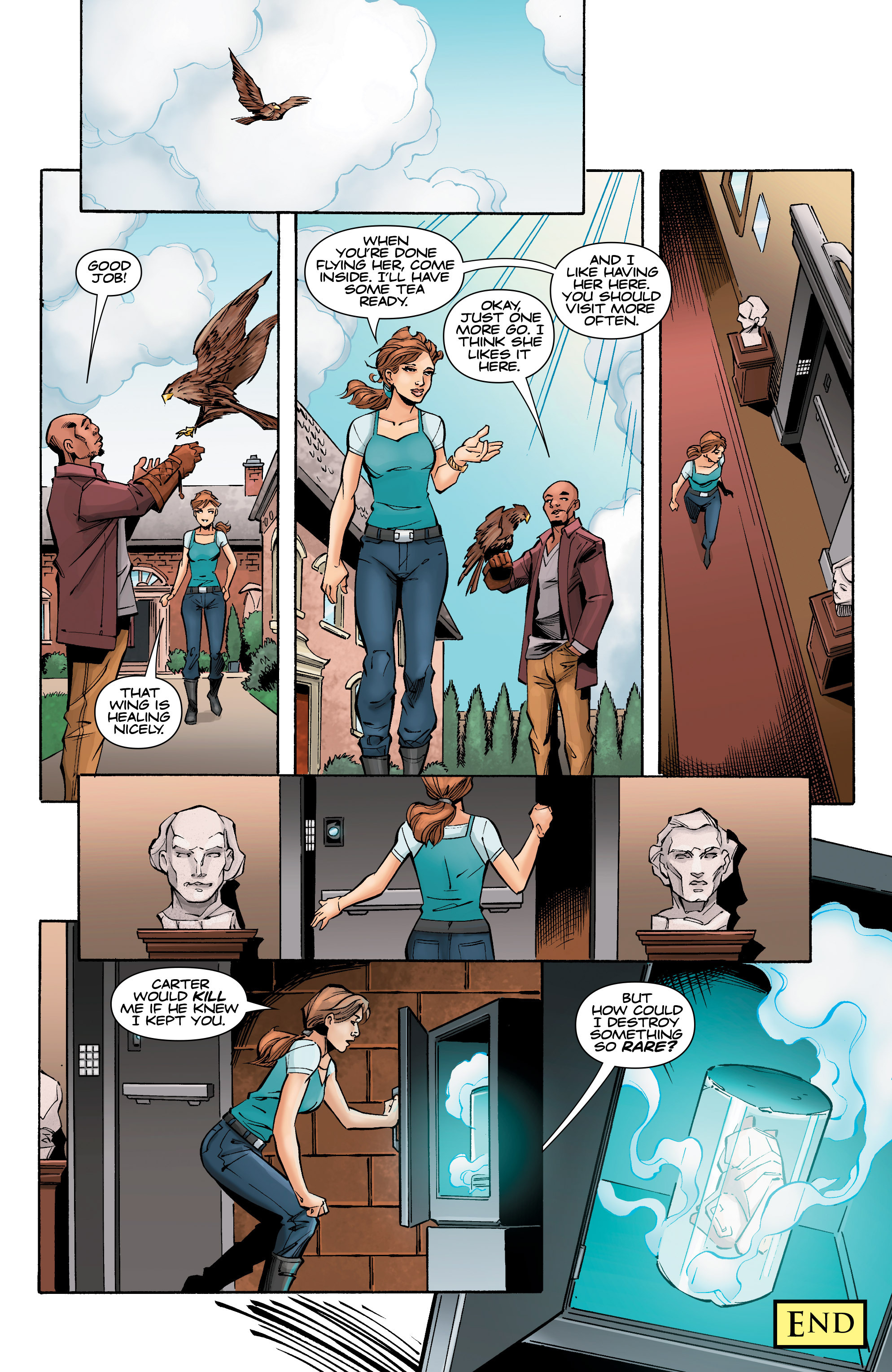 Read online Lara Croft and the Frozen Omen comic -  Issue #5 - 24