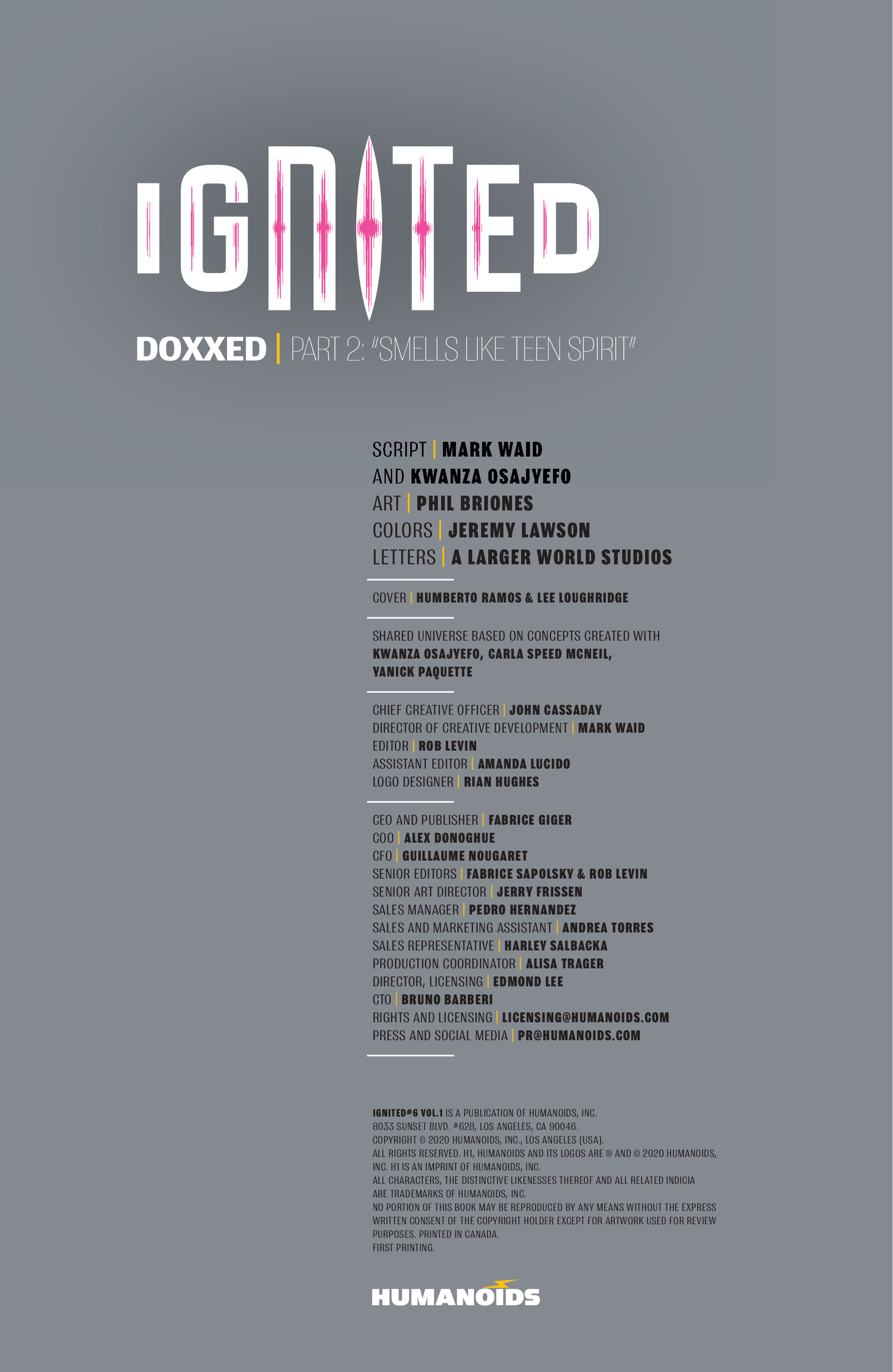 Read online Ignited comic -  Issue #6 - 2