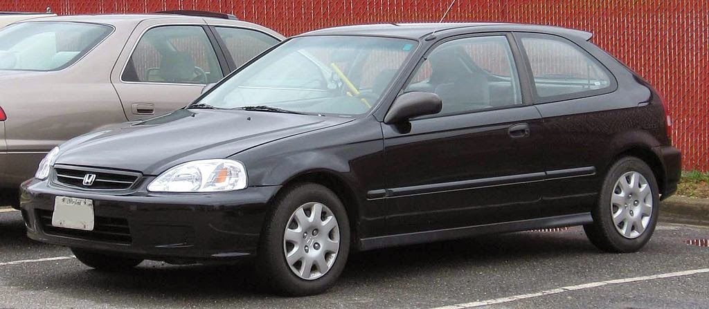 Older Honda Civic Black