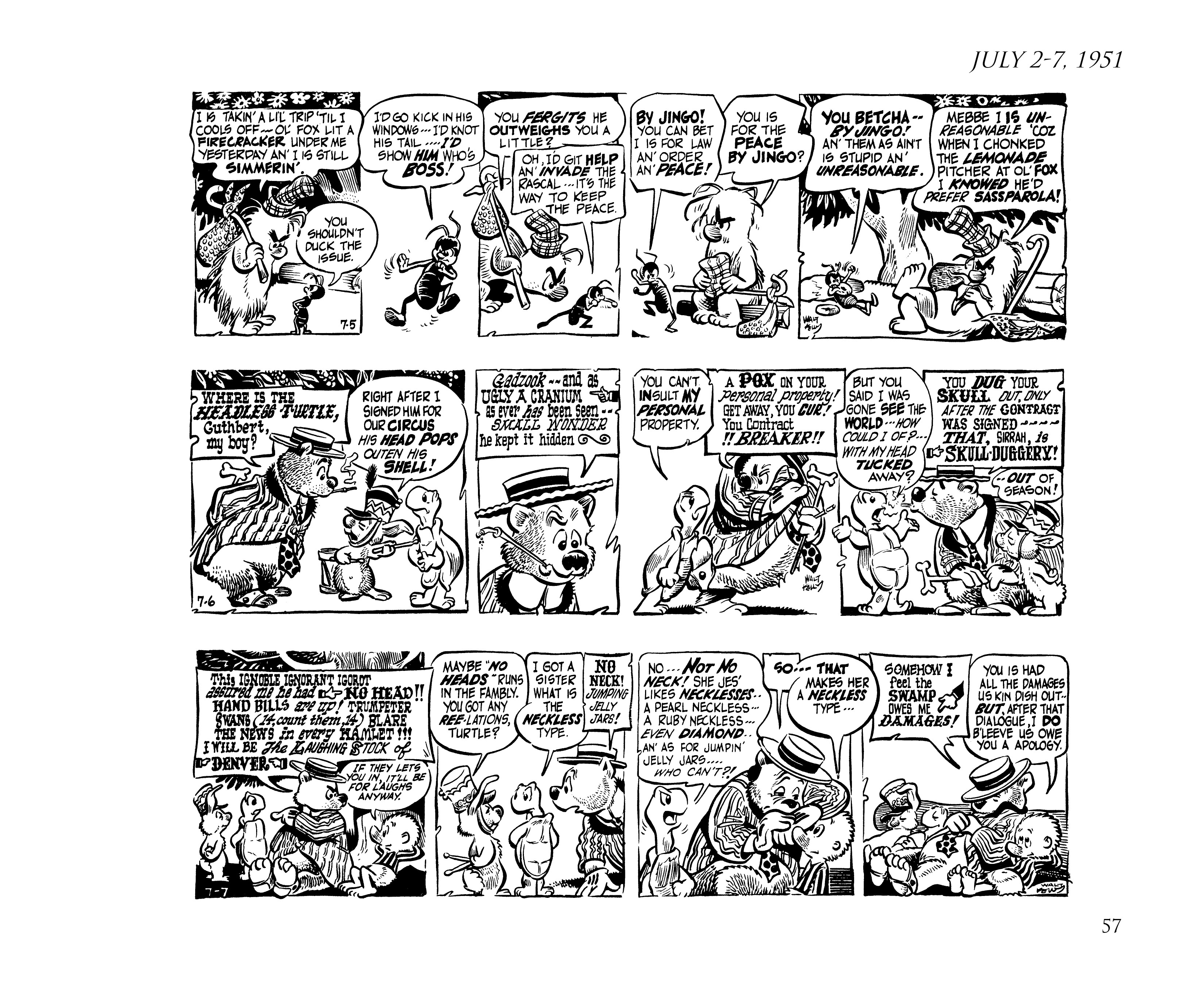 Read online Pogo by Walt Kelly: The Complete Syndicated Comic Strips comic -  Issue # TPB 2 (Part 1) - 75