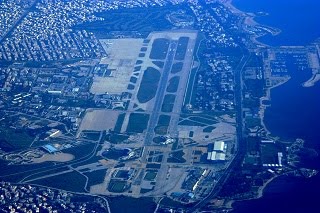 Overflying the Hellinikon Airport (LGAT)