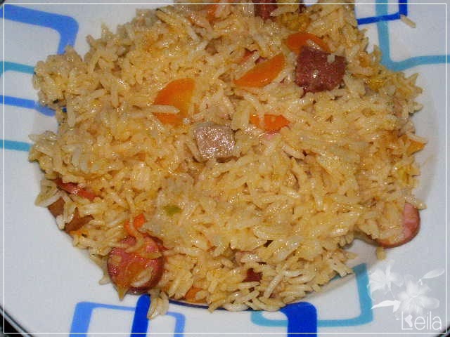 Arroz con embutidos