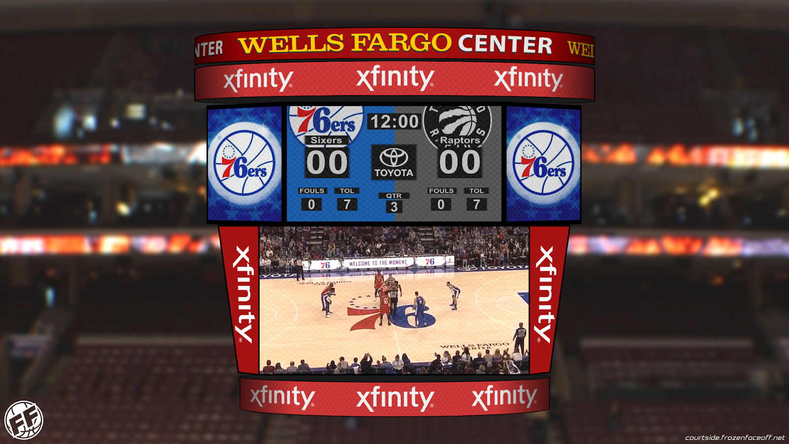 Philadelphia 76ers 2006Present Courtside by Frozen