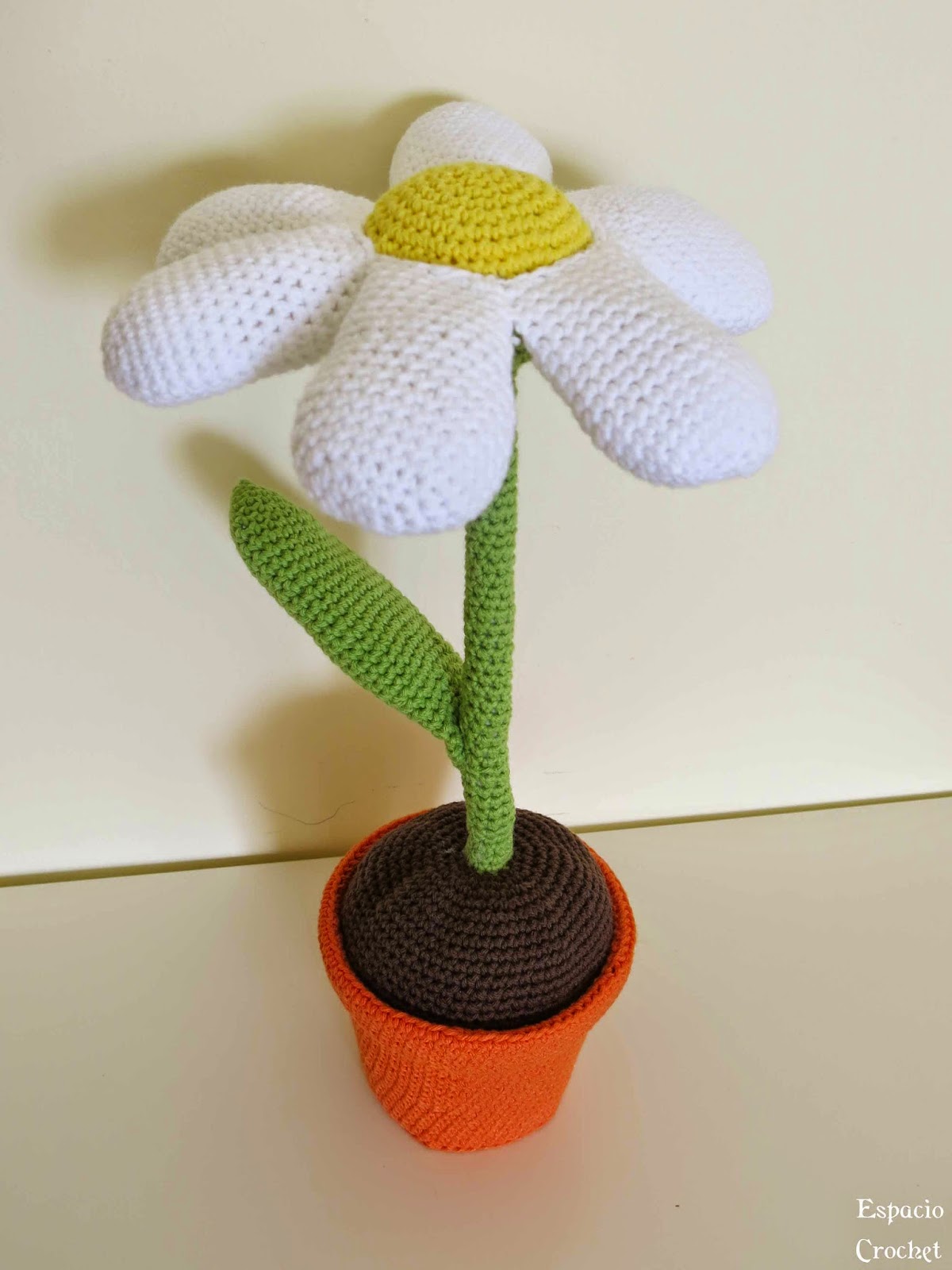 Margarita de crochet Espacio Crochet