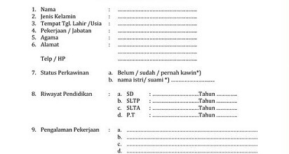 10 Tips Menulis Daftar Riwayat Hidup Cv Yang Baik Dan Benar