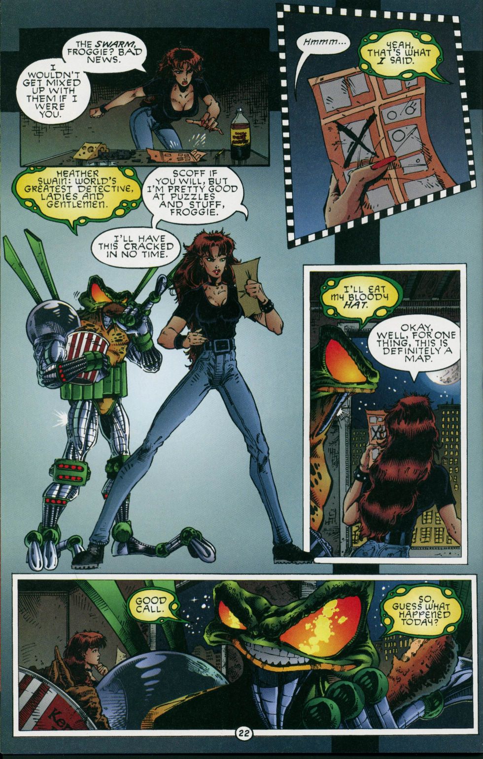 Read online Cyberfrog: Reservoir Frog comic -  Issue #1 - 22