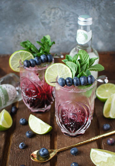 Dry January doesn't have to be boring with these delicious blueberry and elderflower mocktails.