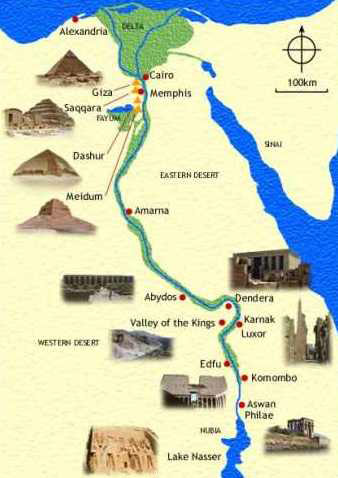 Best Ancient Egypt Maps ~ Ancient Egypt Facts