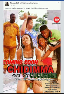Ghen! Ghen!!  Checkout Nollywood Movie, "Chidimma And The Cucumber" (Photo) _20161117_190647